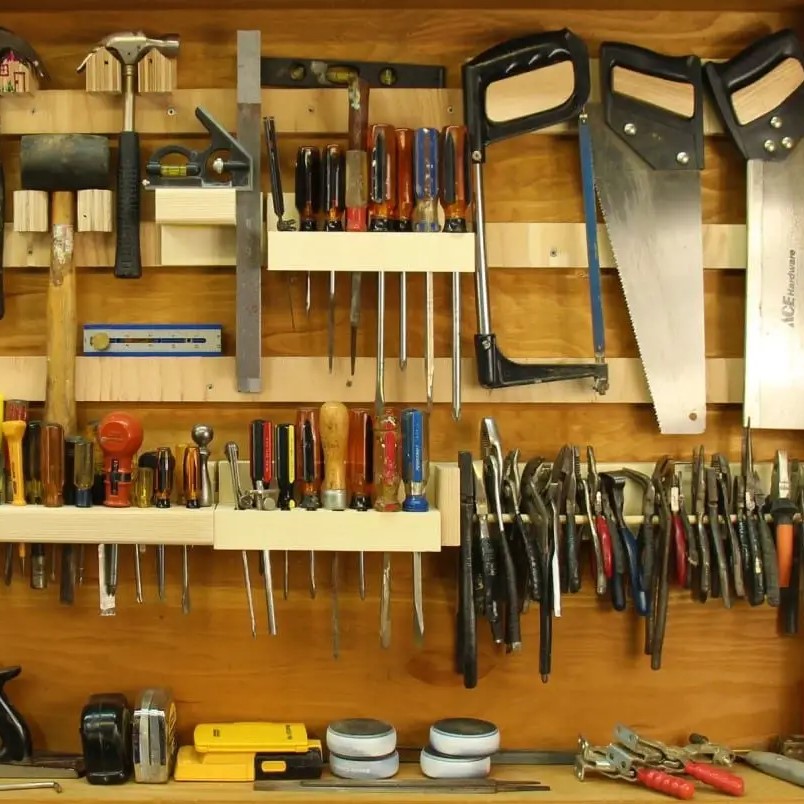 How to Organize Tools Without a Toolbox